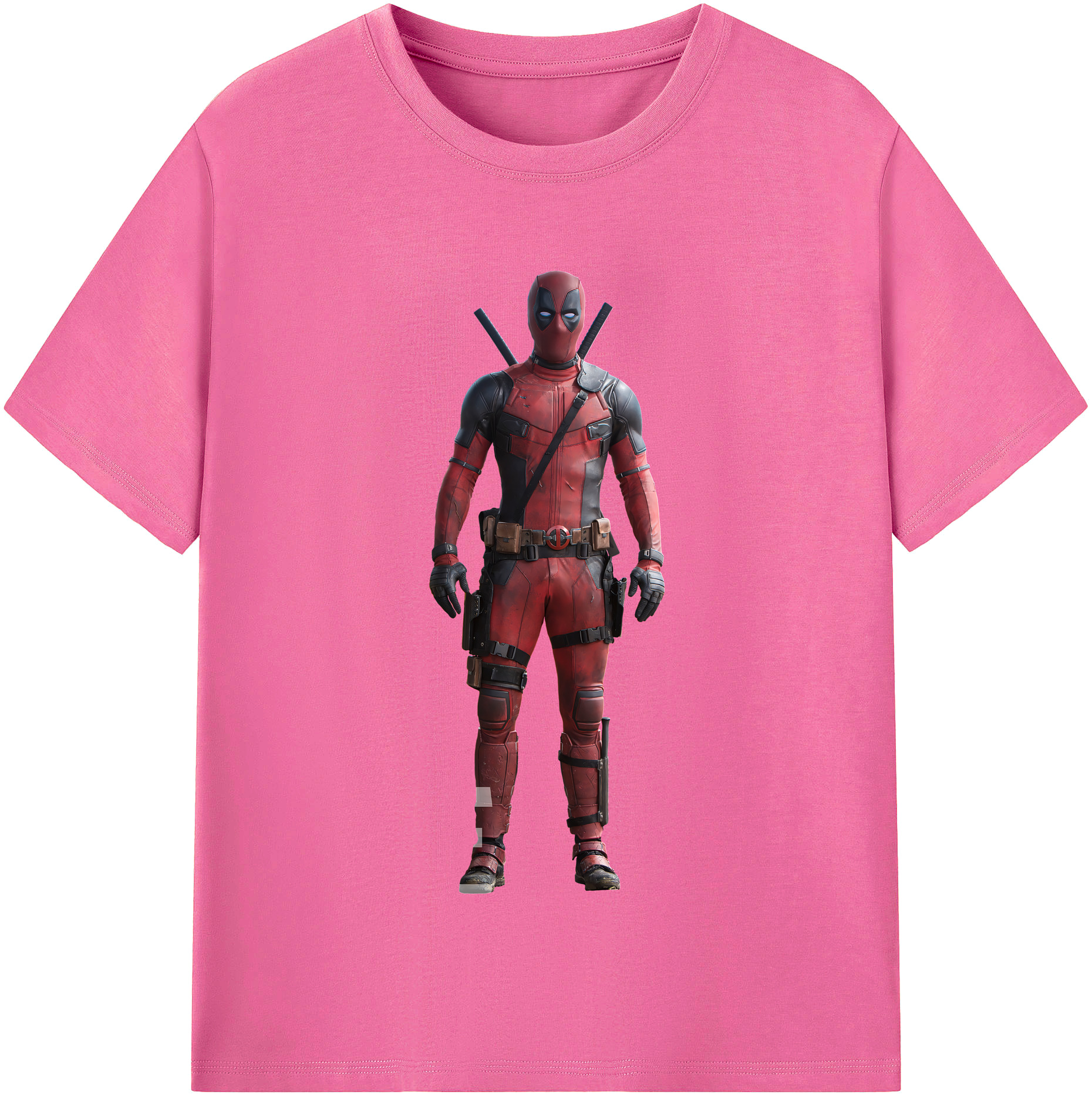 （画像用） Deadpool デッドプール レディースカジュアルプリントTシャツ（綿100％）